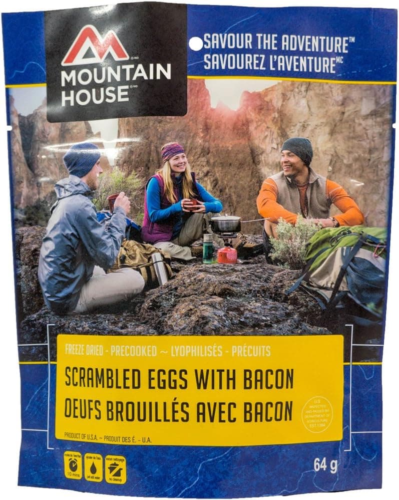Mountain House Scrambled Eggs with Bacon - 1.5 Servings