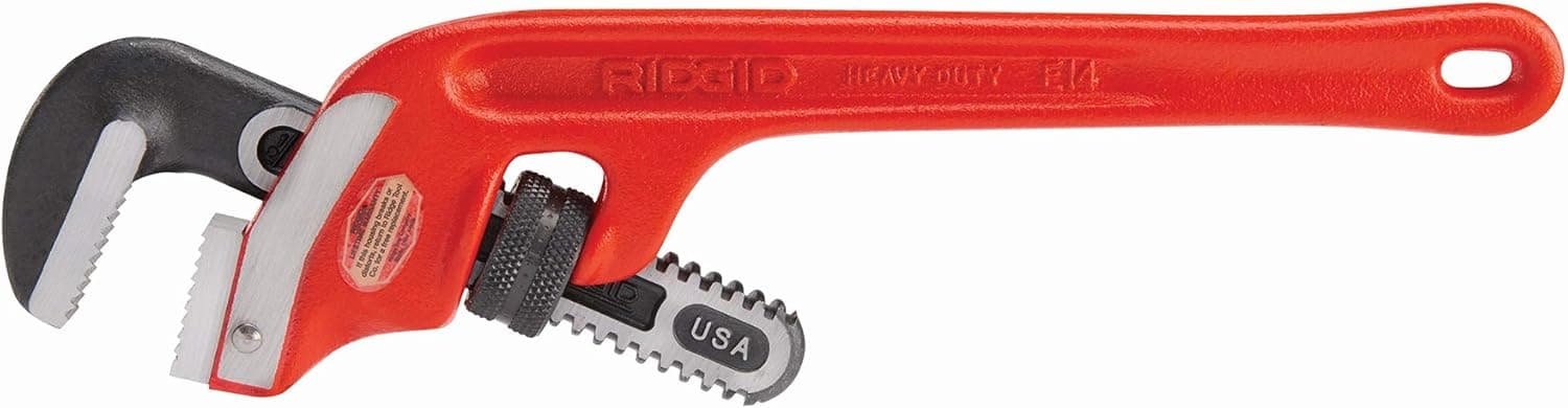 Ridgid 31070 14-Inch Heavy-Duty End Pipe Wrench with 2" pipe capacity
