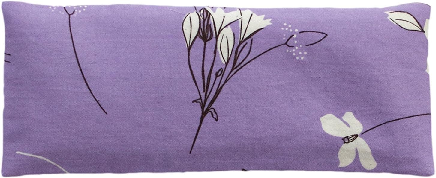 Organic Eye Pillow-Restorative. 100% Organic Eye Pillow. Lavender Scent. Refill Drops Included.
