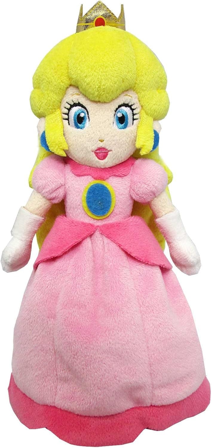 Sanei Super Mario All Star Collection - AC05 - 10" Princess Peach Small Plush,Pink