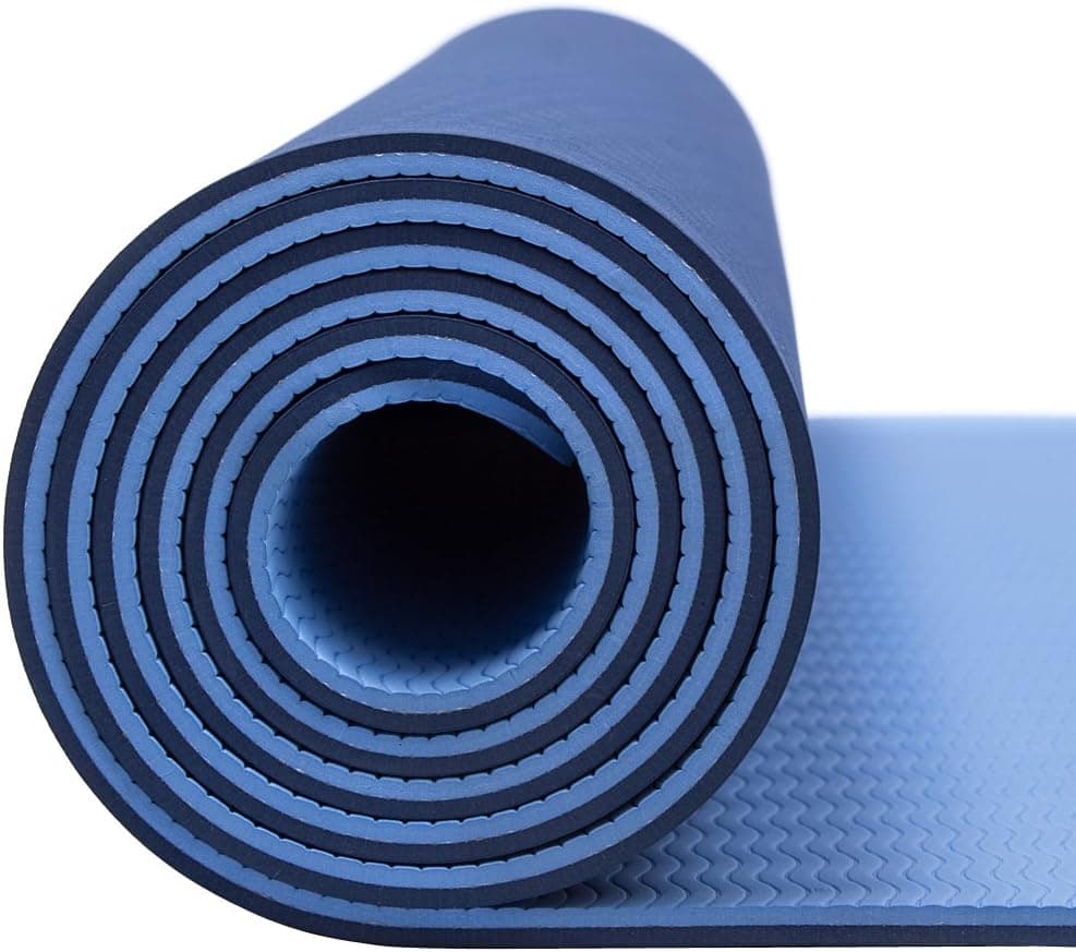 QUBABOBO TPE Non-Slip Yoga Mats for Outdoor Sports Fitness Slim Yoga Gym Exercise Mats Environmental Tasteless Pad Fitness Mat Sport