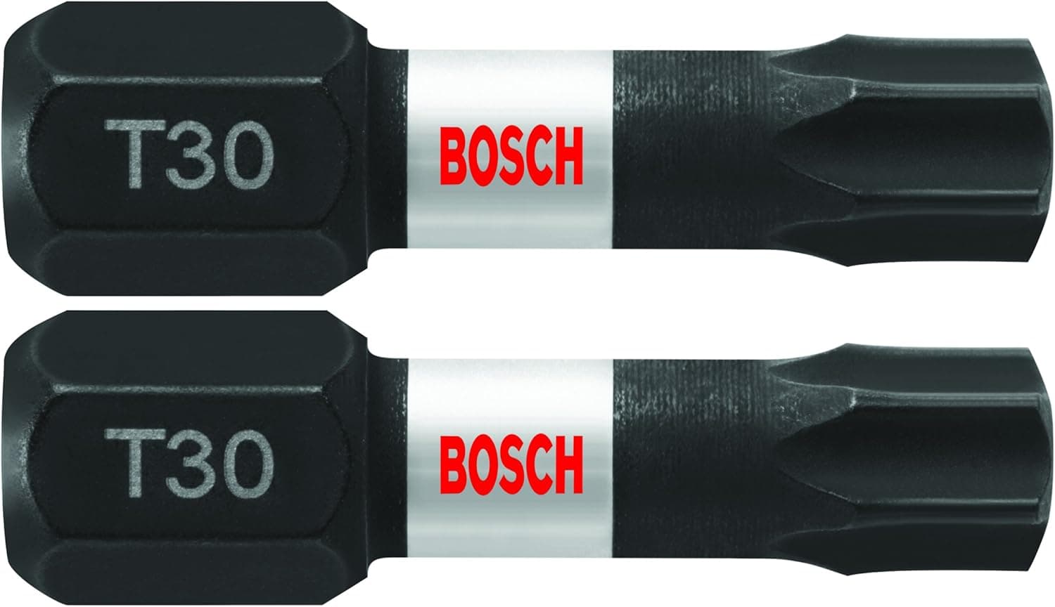 BOSCH ITT30102 2-Pack 1 In. Torx #30 Impact Tough Screwdriving Insert Bits