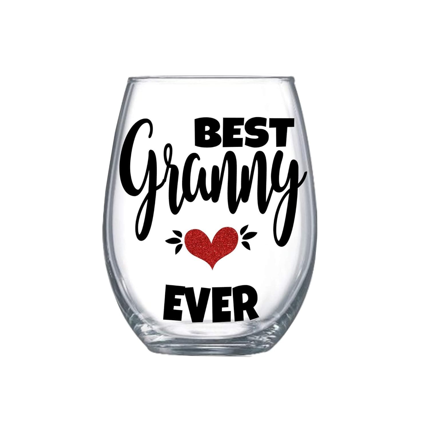Best Granny Ever Gifts for Grandma Stemless Wine Glass Her Idea Large 0137 E