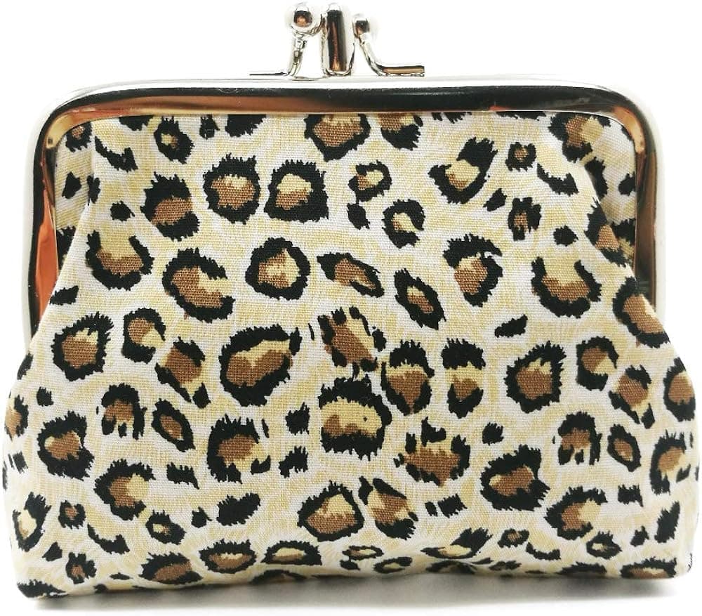 Sanxiner Cute Floral Buckle Coin Purses Vintage Pouch Kiss-lock Change Purse Wallets