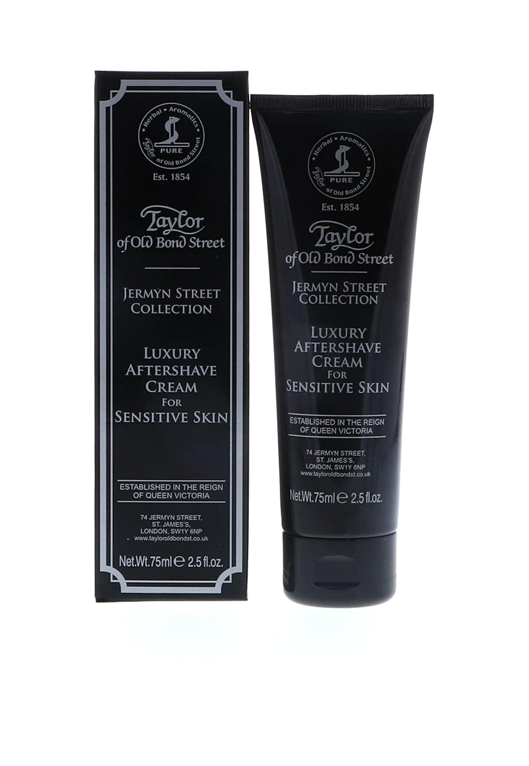 Taylors of Old Bond Street (Tobs7) - Luxury Aftershave Cream 75ml - Made in England