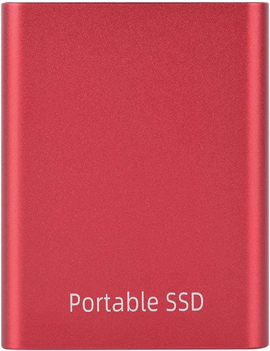 CALIDAKA 500GB / 1TB / 2TB Portable SSD Drive USB 3.0 External SSD Solid State Drive, High-Speed Data Transmission SSD Hard Drive Compatible with USB 3.0 Port USB 2.0 for Win 10 8 7 PC