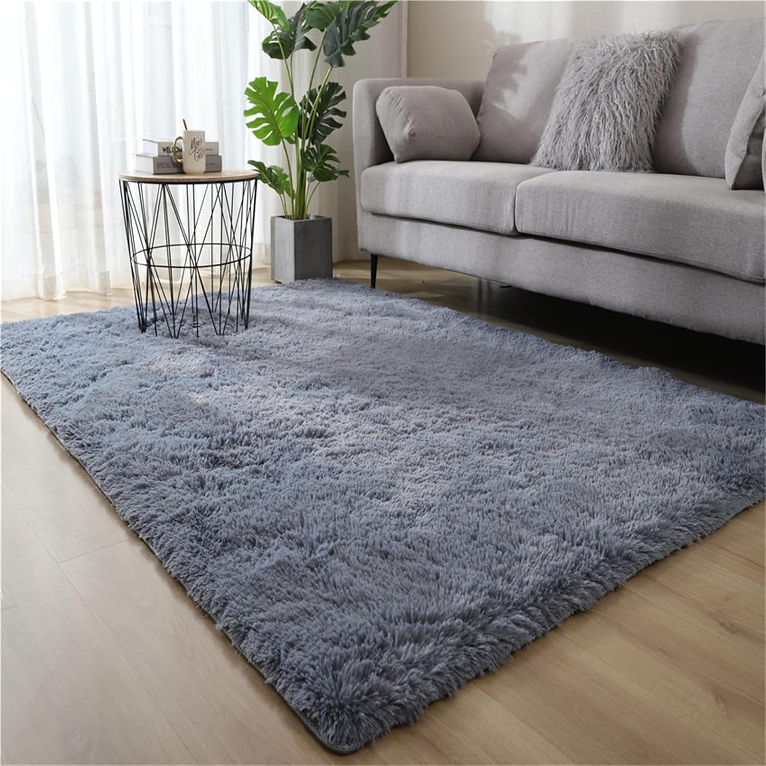 Xecvkr Soft Carpet for Living Room, Soft Carpet Non-Slip Area Carpet, Dining Room Home Bedroom Carpet Floor for Bedroom