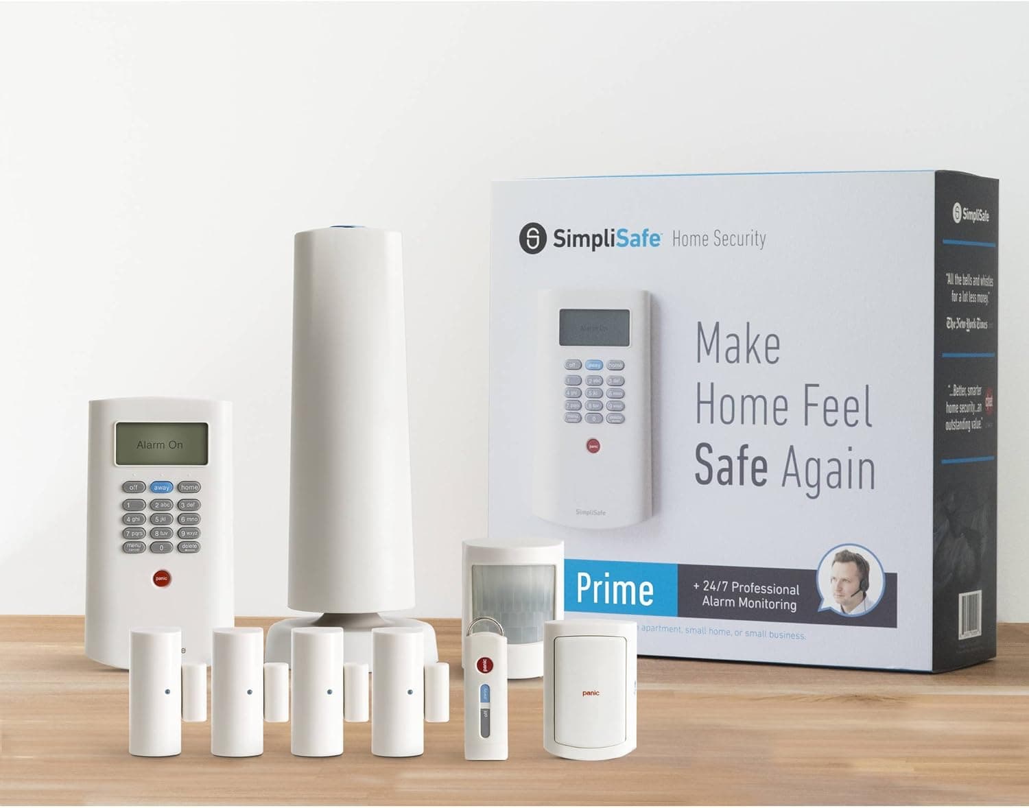 SimpliSafe Prime Home Security System 9 Piece Kit