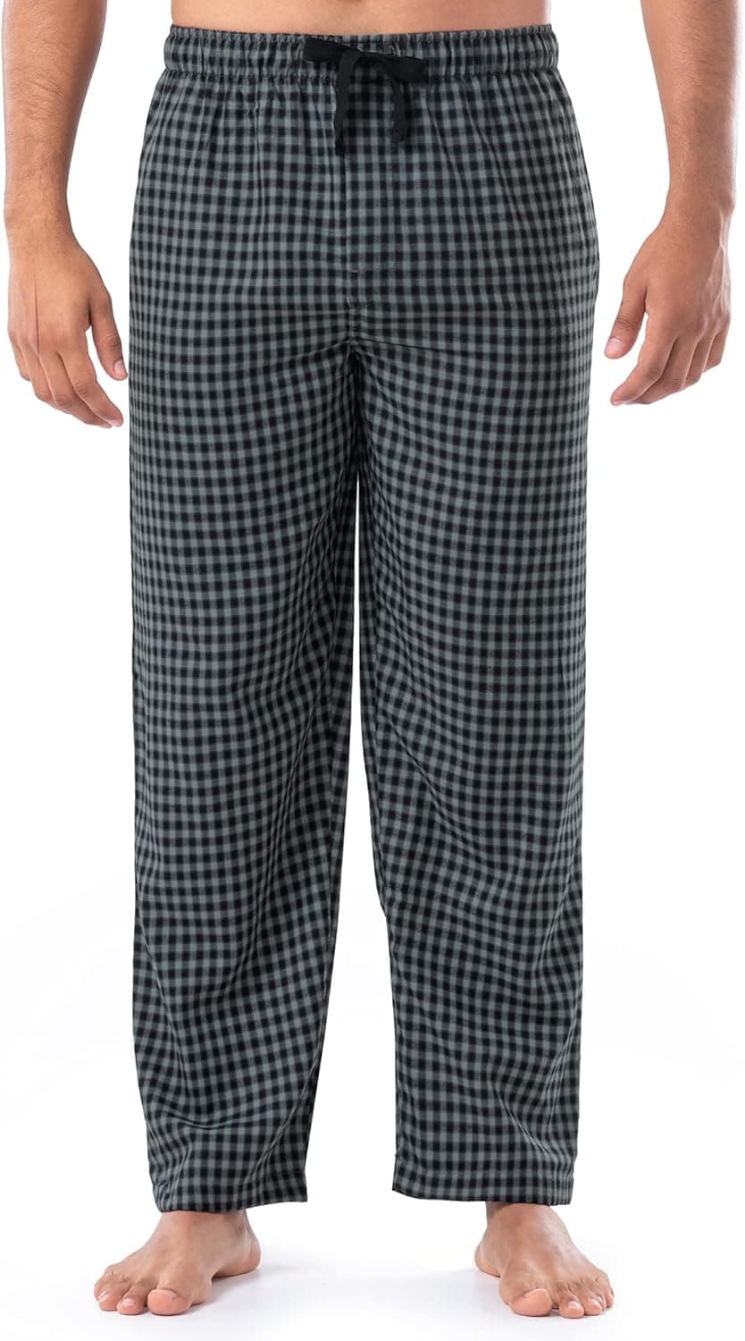 Van Heusen mens Poly-rayon Yarn-dye Woven Sleep Pajama Pant