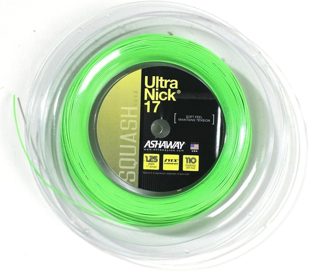Ashaway Ultranick 17 squash string (1 reel)