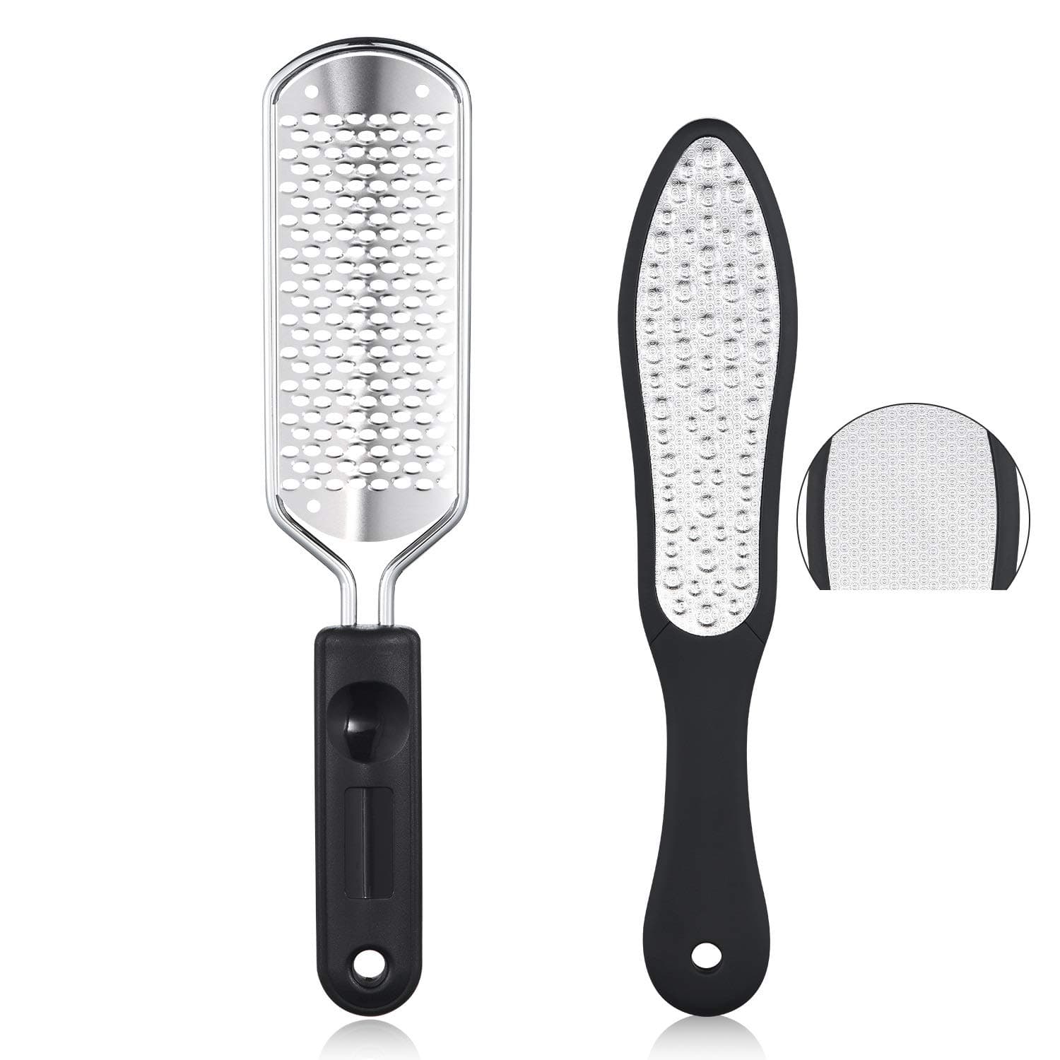 NuLink Foot Files Callus Remover, Colossal Foot Rasp, Foot Scrubber, Heel Scraper, Pedicure Rasp Foot File Dead Skin Double Sided Pedicure Foot Care Kit