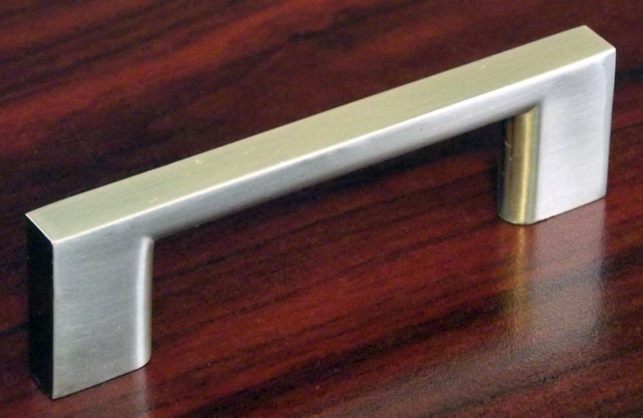 NEW 64 MM or 2 1/2" New Brushed Satin Nickel Kitchen Cabinet Pulls Knob Handles