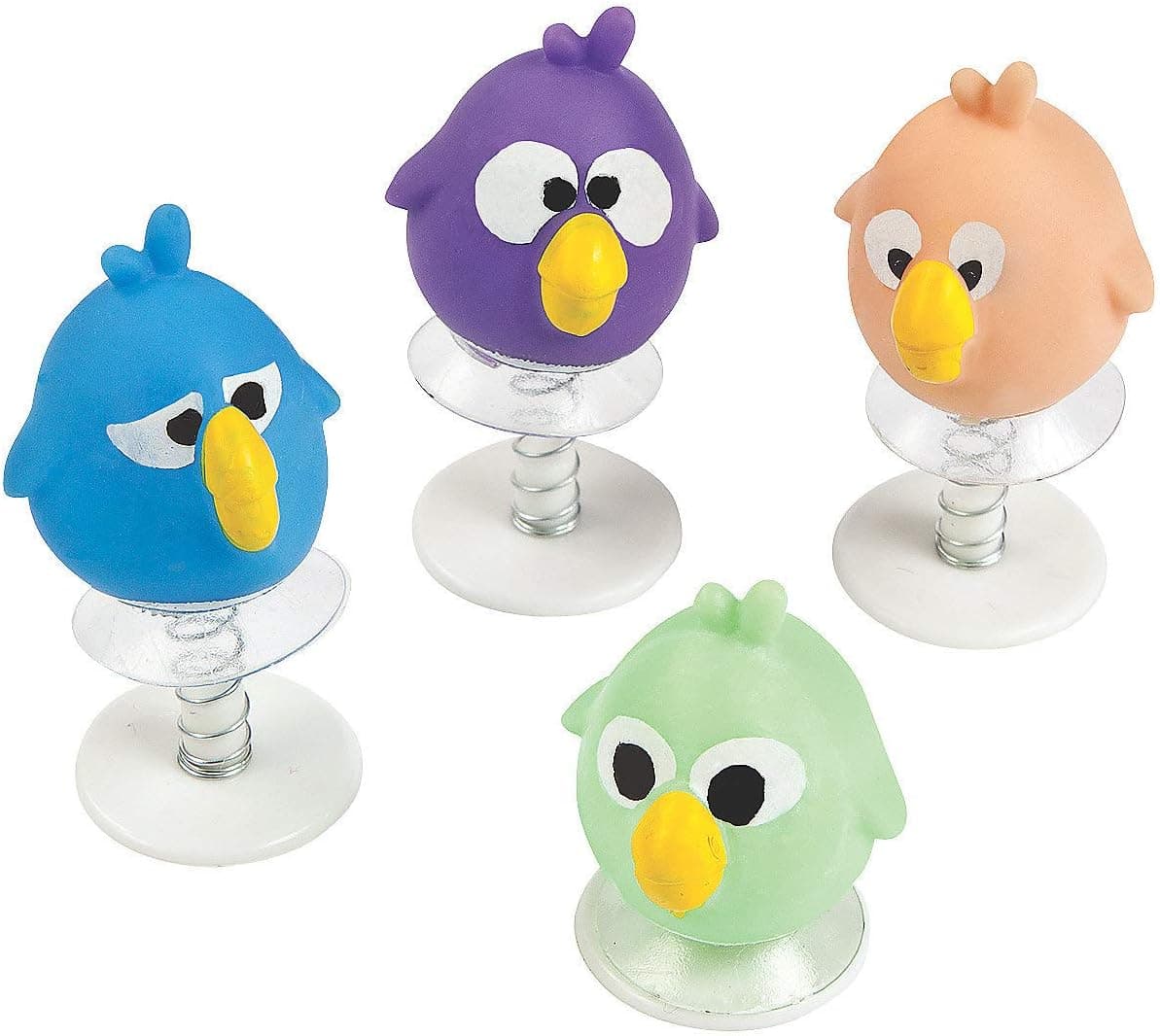 Crazy Bird Pop Up Toys - Bulk set of 24 - Easter Baskets, Party Favors and Givaways