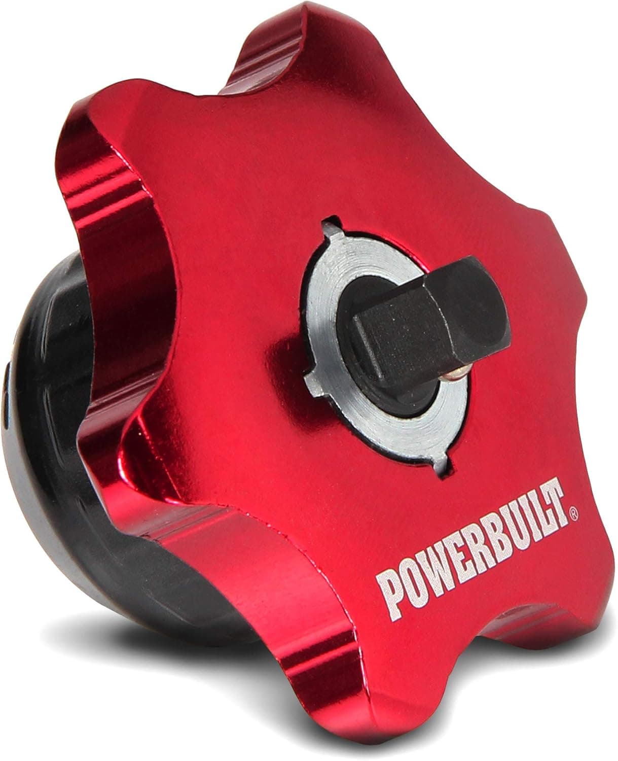 Powerbuilt 1/4-Inch Drive 2 in 1 Thumb Ratchet & Bits Driver, Finger Ratchet,Red,941248