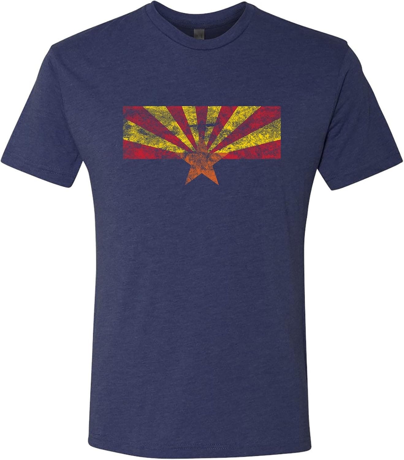 Arizona Premium Next Level Apparel Triblend Mens T-Shirt - X-Large - Vintage Navy