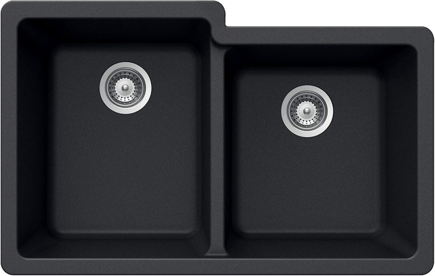Houzer M-175U Midnite Sink, Black
