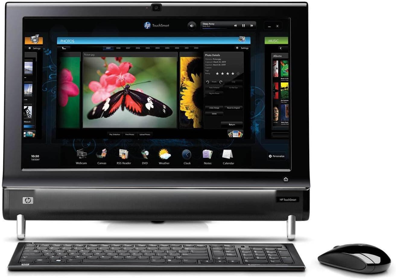 HP TouchSmart 300-1020 20-Inch All-in-One Desktop (2.7 GHz AMD Athlon Processor, 4GB DDR3, 500GB HDD, Windows 7 Home Premium) Black (Discontinued by Manufacturer)