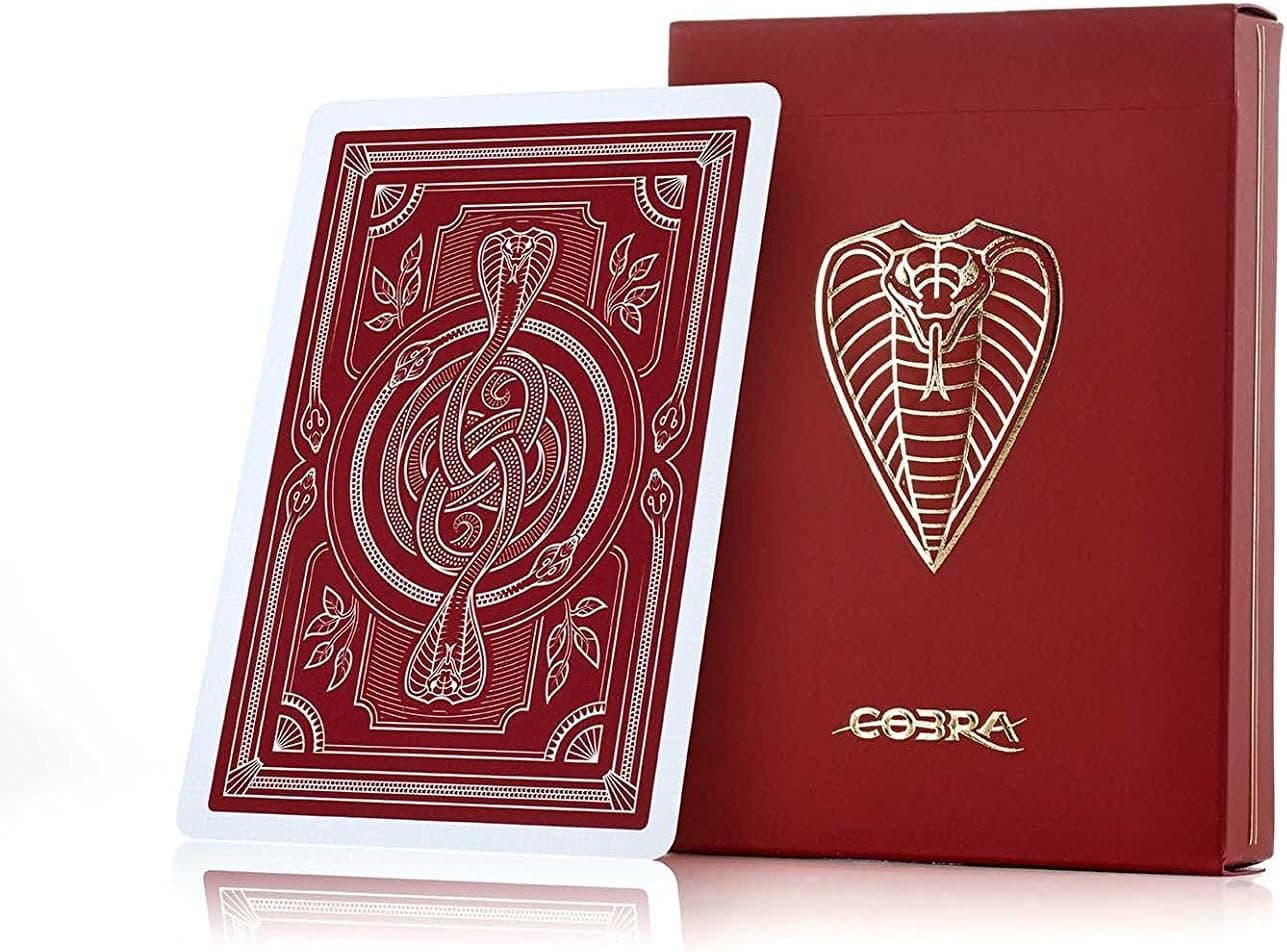 JP GAMES LTD Cobra Playing Cards - A Premium Deck Housed in Luxury Packaging