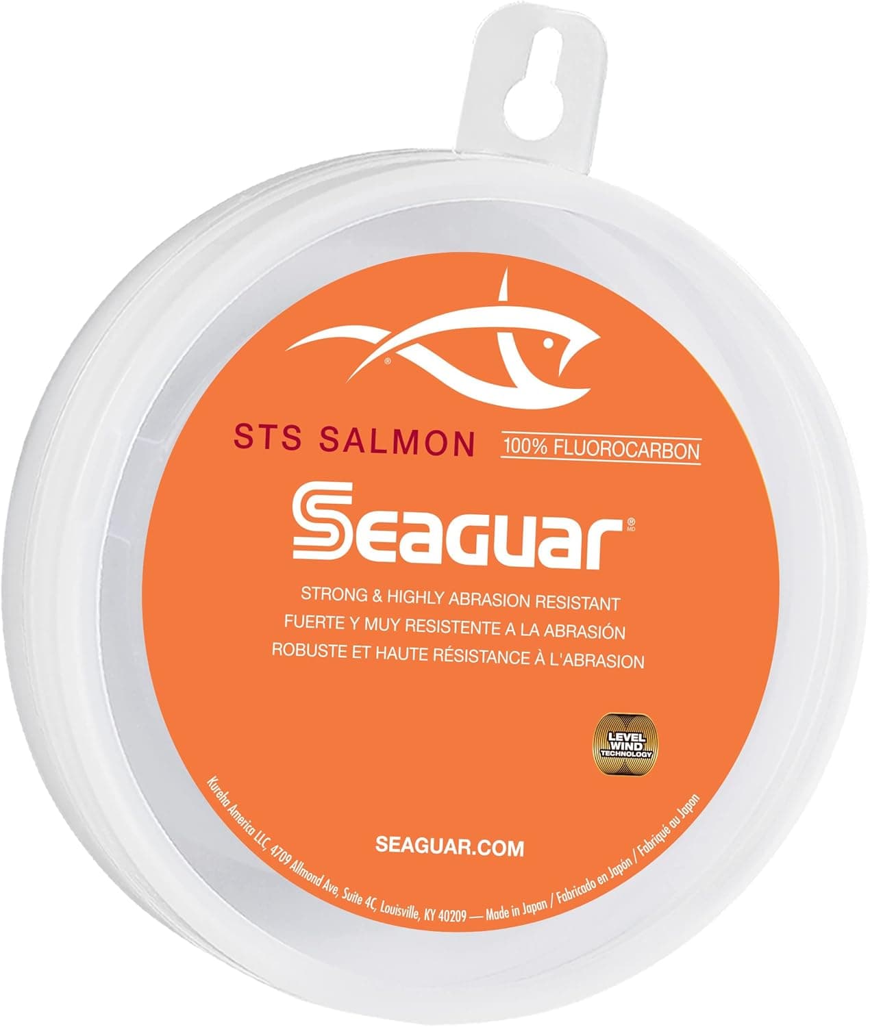 Seaguar STS Salmon Fishing Line, Strong and Abrasion Resistant, Premium 100% Fluorocarbon Performance Fishing Leader, Virtually Invisible