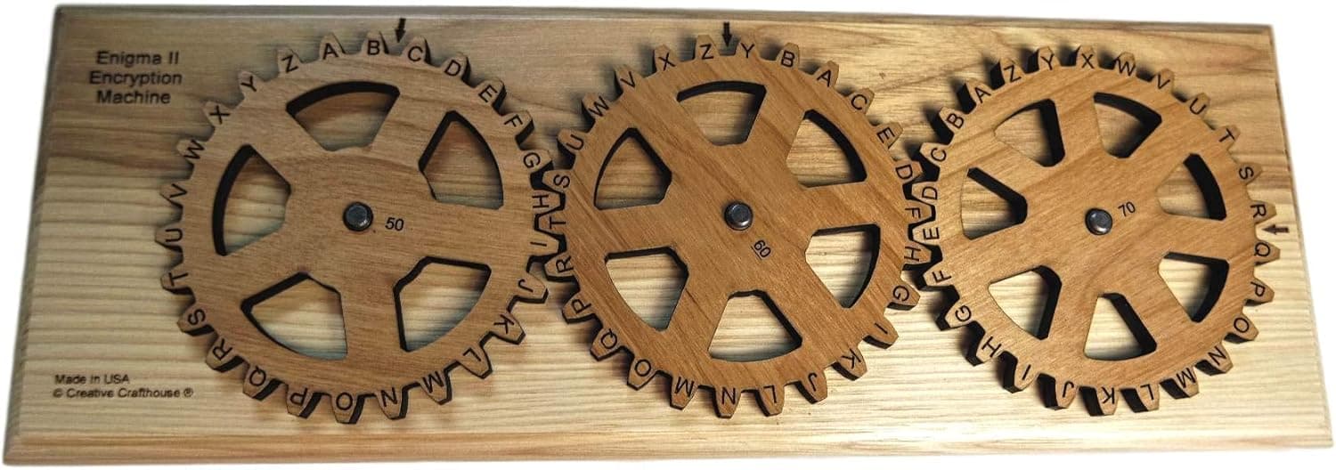 Enigma II Encryption Machine Size Small - Encode and Decode Secret Messages