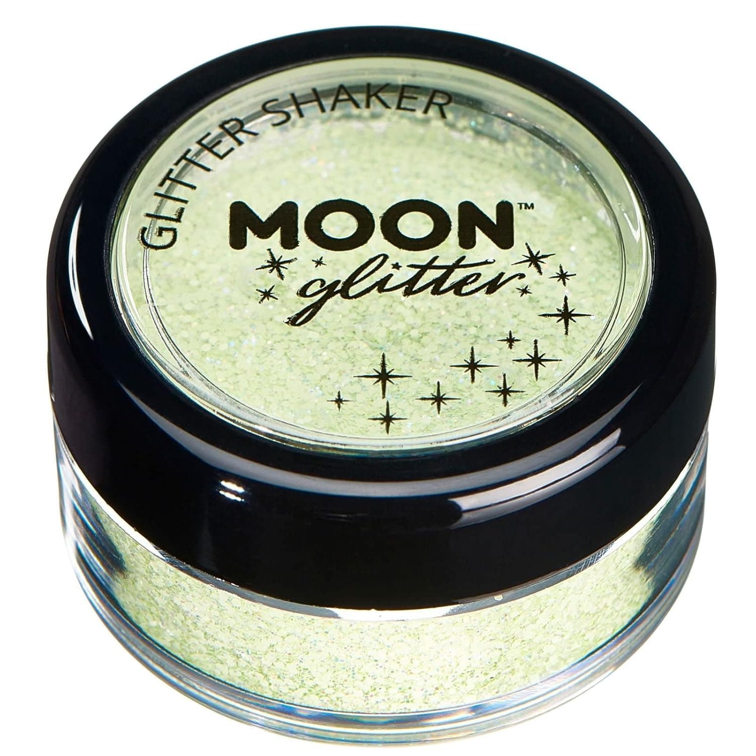 Pastel Glitter Shakers by Moon Glitter – 100% Cosmetic Glitter for Face, Body, Nails, Hair and Lips - 0.10oz - Mint