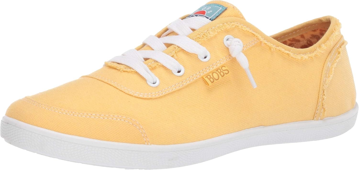 Skechers Women's Bobs B Cute-Frayed Corduroy Slip on Sneaker