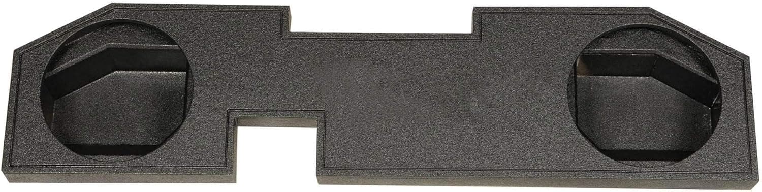 Q Power QBDODGE12 4DR Dual 12" Subwoofer Enclosure for Dodge Quad Cab 2002-2016 with Sprayliner Finish