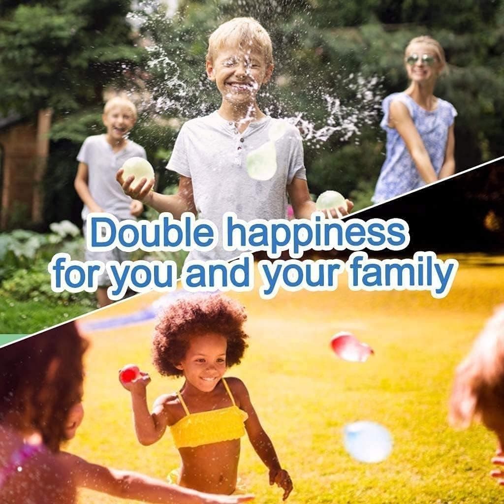 nomensa Water Balloons for Kids Girls Boys Water Balloons Quick Fill Self Sealing Balloons Set Party Games Quick Fill 444 Balloons for Outdoor Summer Funs