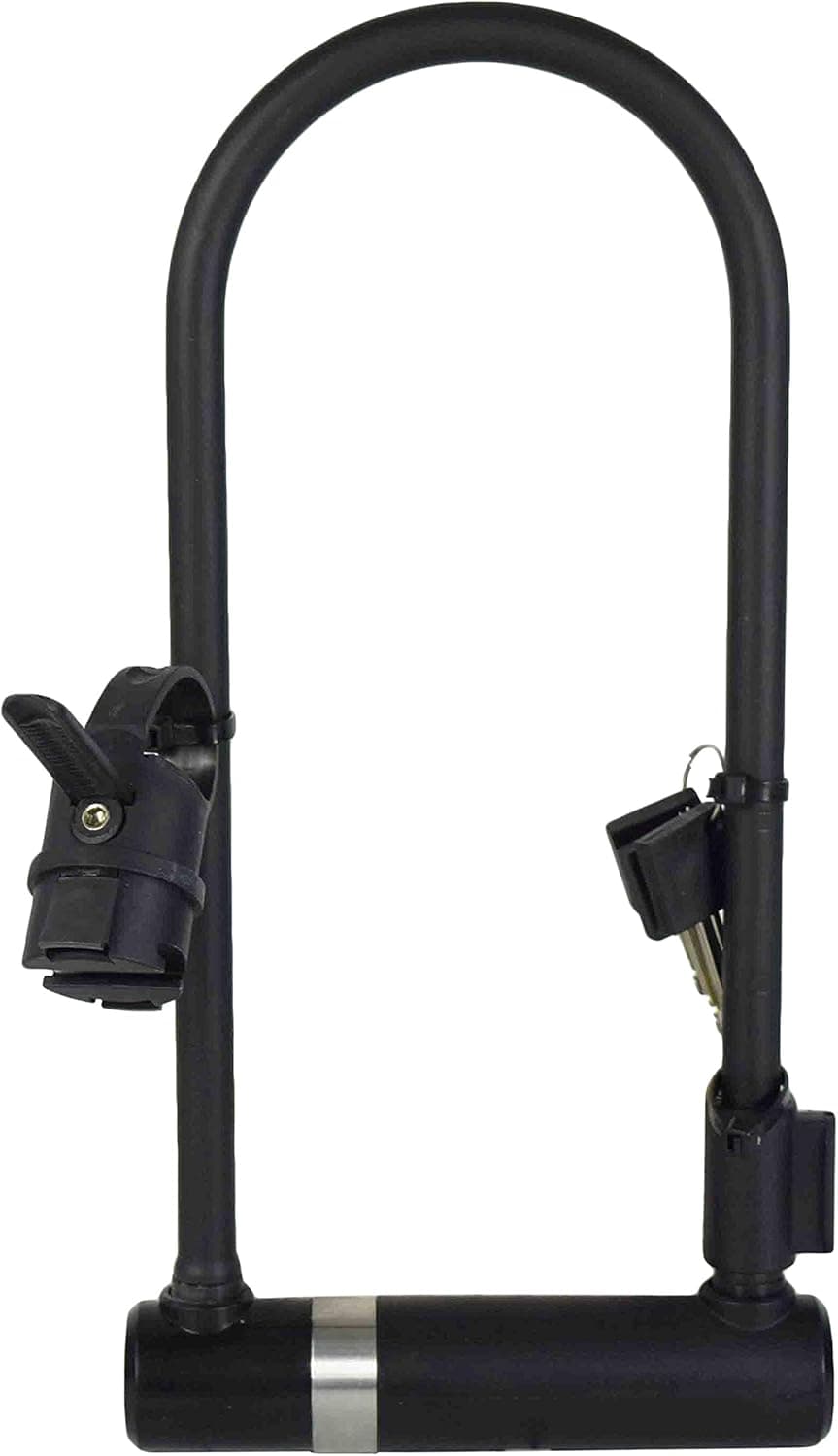 AXA Newton UL-300 Large Bicycle Lock 300 mm (11.8 in) U-Lock w Anti-Drill Cylinder Bike Lock