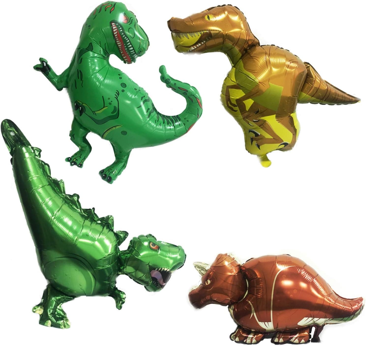 OveeLando Set of 4 Dinosaur Balloon Birthday Party Decoration