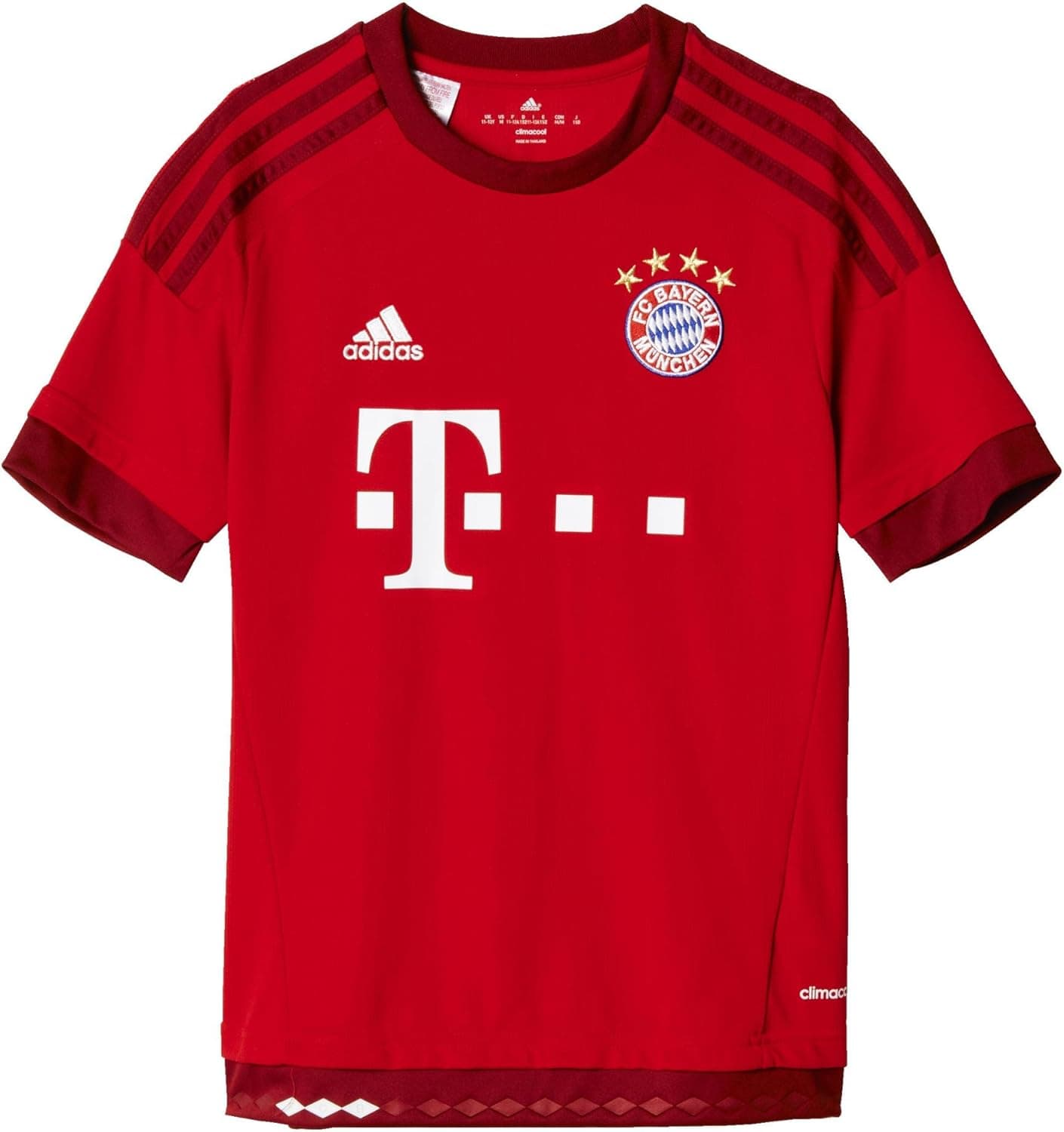 adidas FC Bayern Munich Youth Home Jersey (Red)