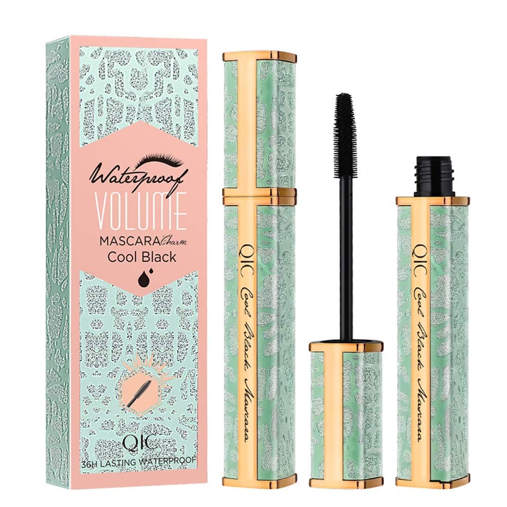 4D Natural Waterproof Silk Fiber Lash Mascara, Extra Long Thick Long Lasting All Day Exquisitely, Full, Long Eyelashe