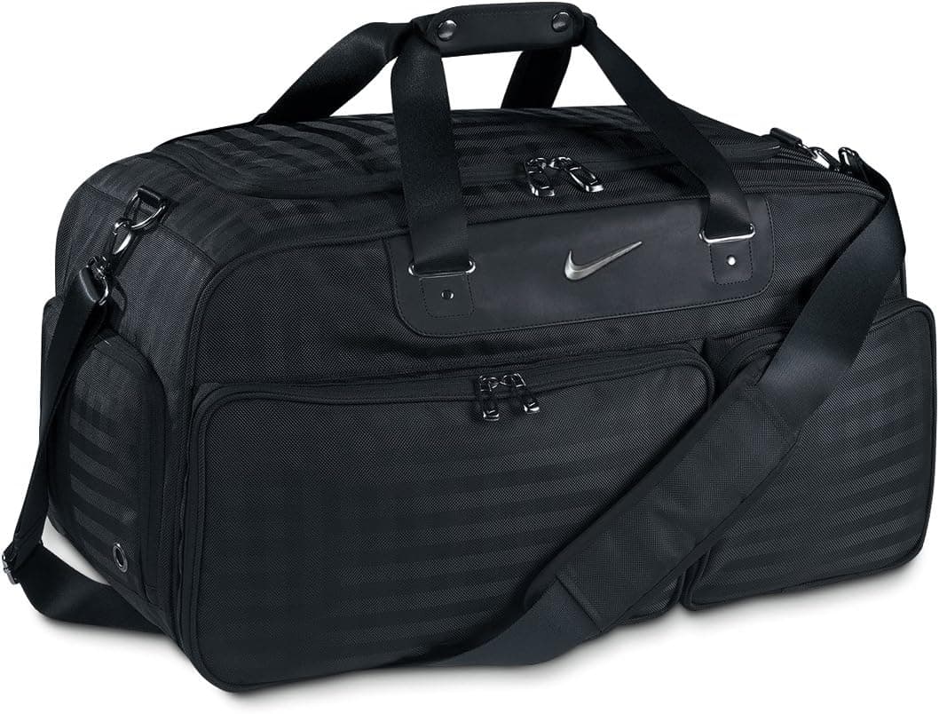 Nike Departure Large Duffle (Black/Silver)