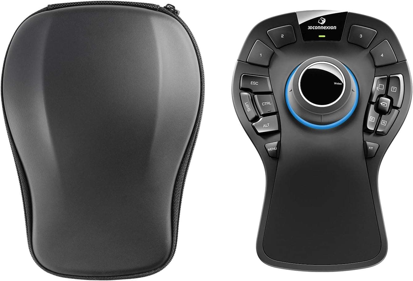 3Dconnexion SpaceMouse Pro Wireless (with Carry case and Universal Receiver) 3DX-700075