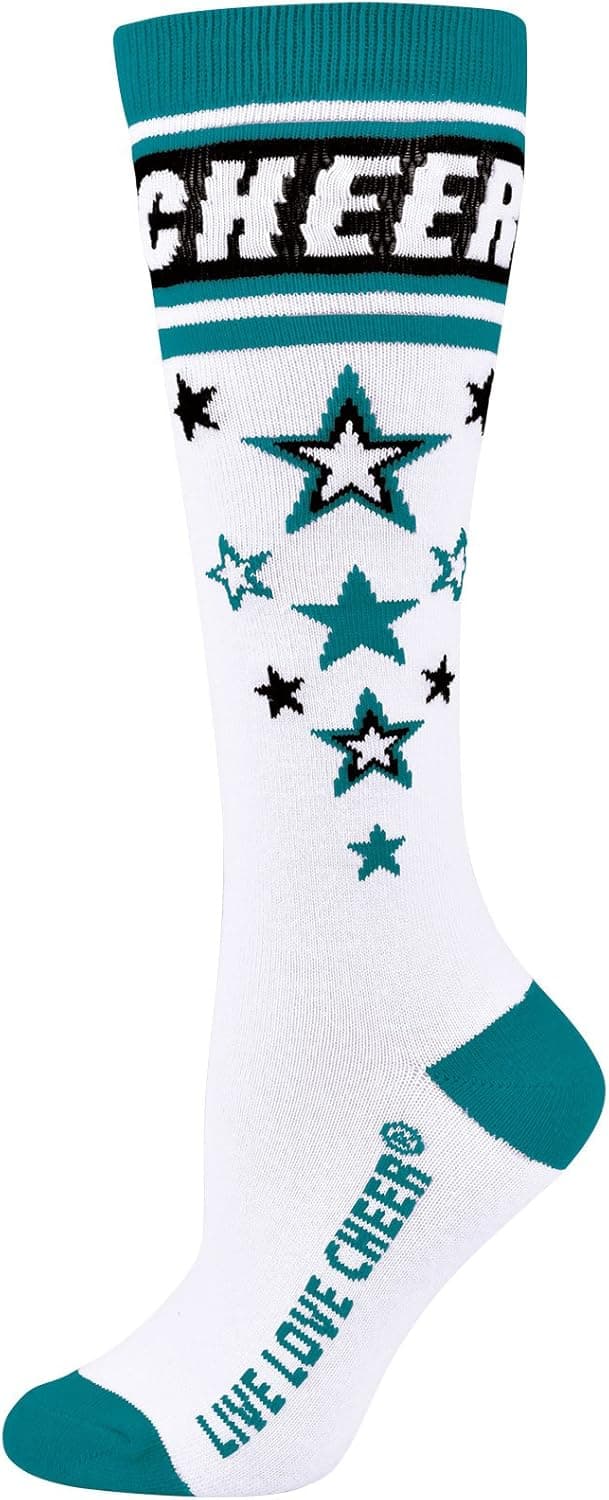 chassé Knee-High Star Struck Compression Sock - Tea Youth