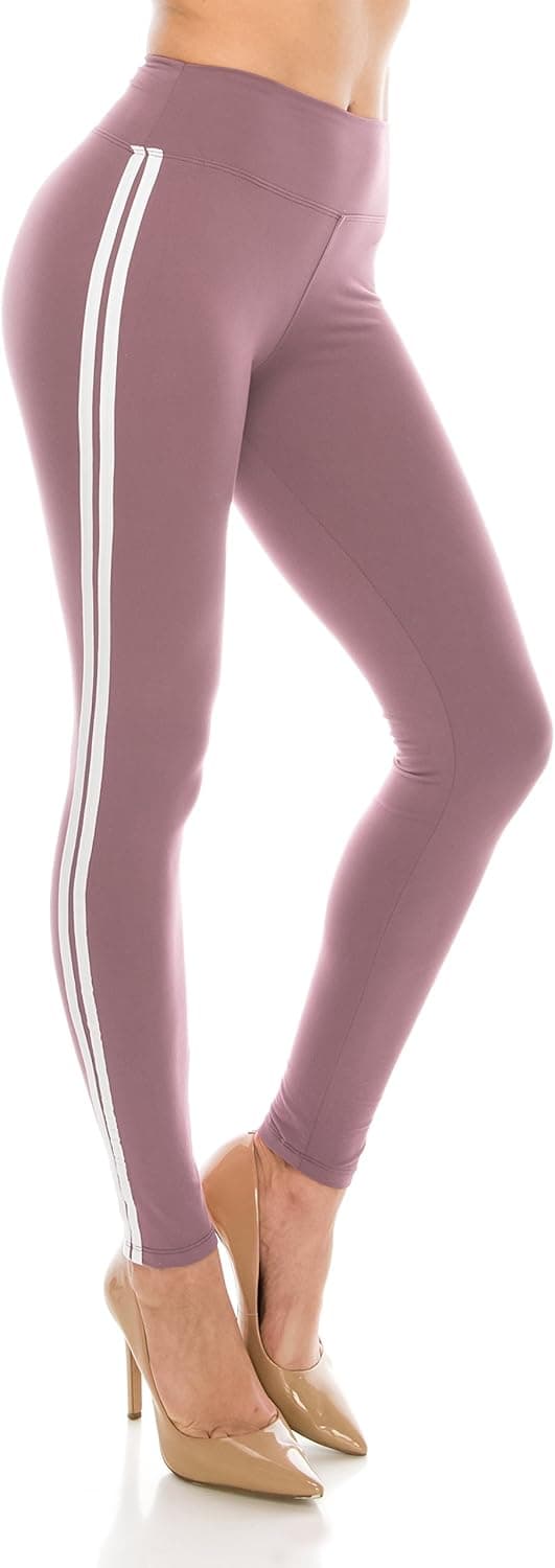 ALWAYS Women's High Waist Yoga Leggings - Premium Soft Workout Stretch Yoga Pants