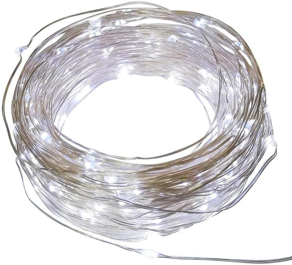 cjsolar Solar String Lights (75.4ft, Waterproof) Bendable Copper Wire High Efficiency 200 LED Durable Fairy Outdoor String Lights for Garden Patio Wedding (200 White)