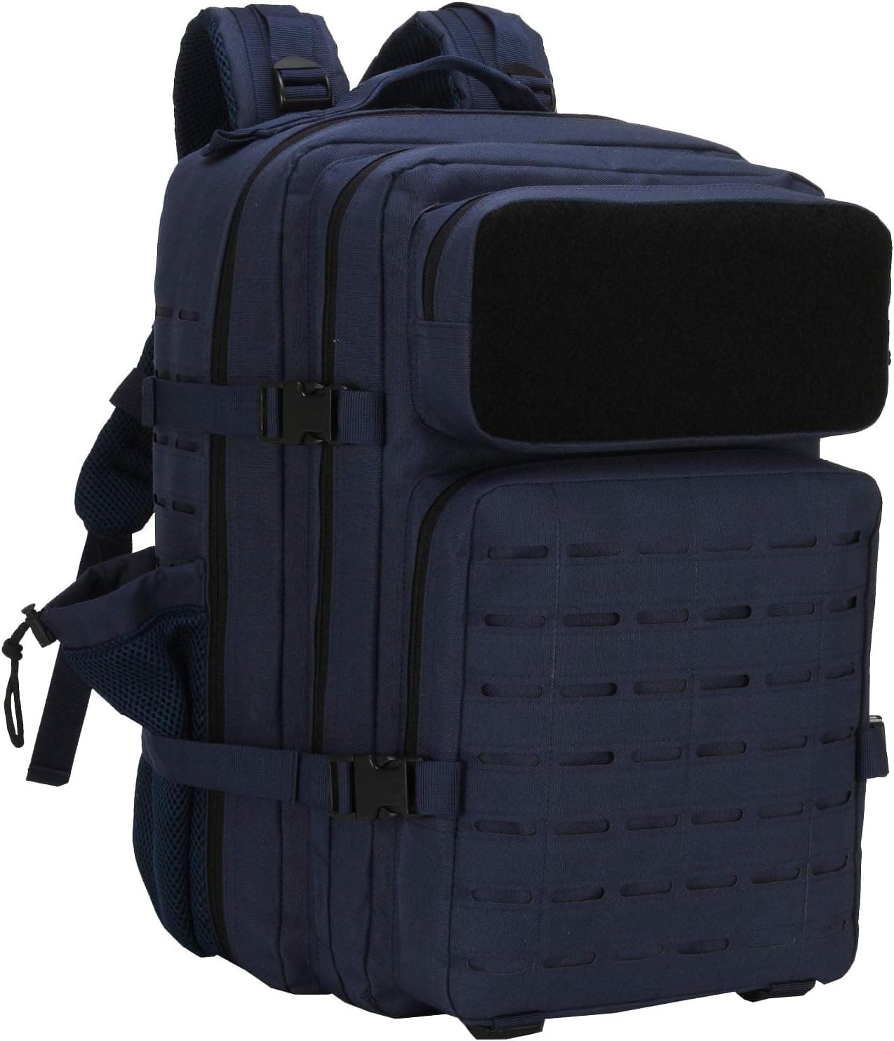 W WINTMING Sparklekle Military Tactical Backpack 45L 3 Day Assault Pack Waterproof Molle Hiking Rucksack for Men (Blue)