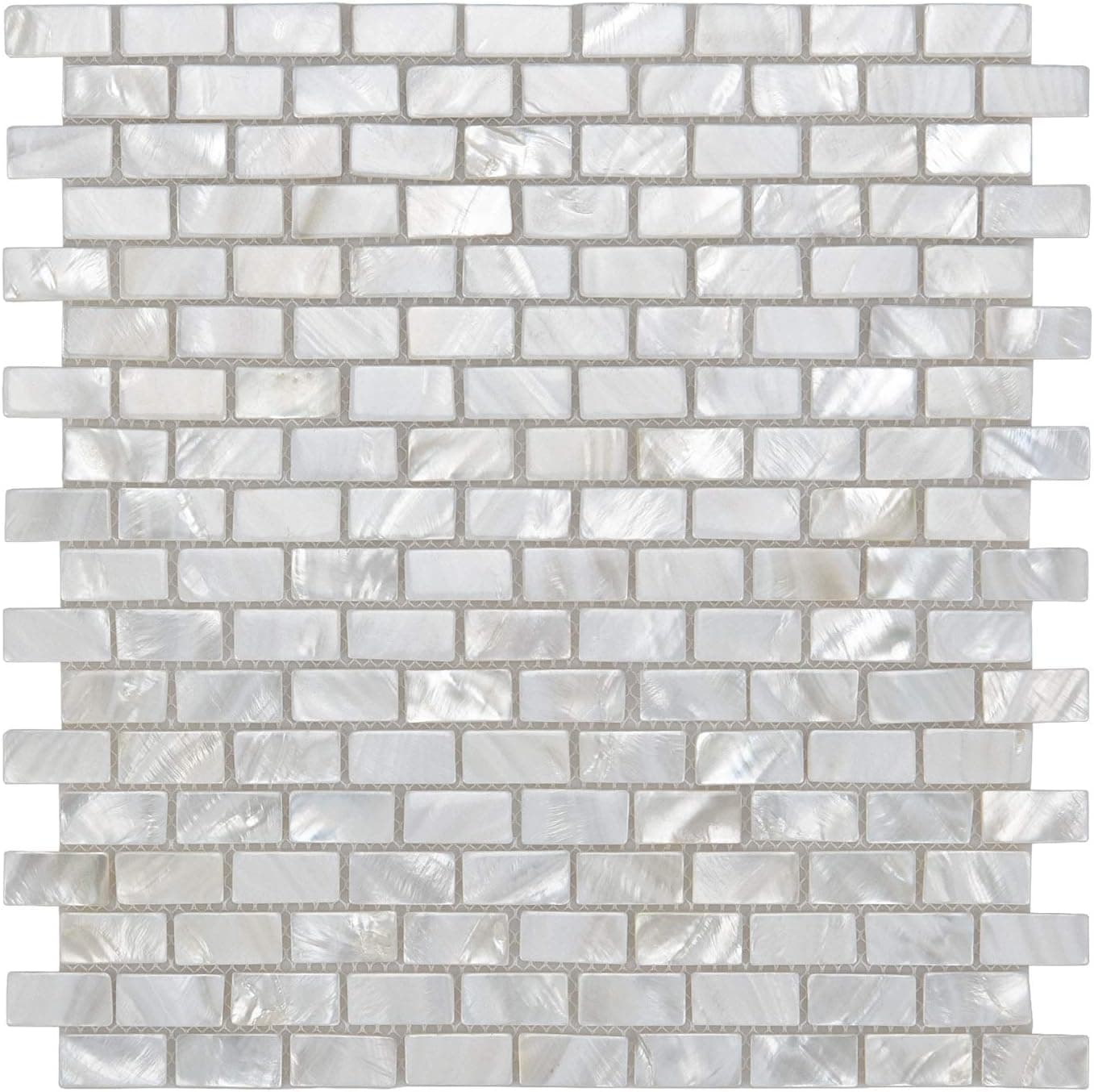 LONGKING Mother of Pearl Tiles, Decorative Tiles (B-02, 1 Tile)