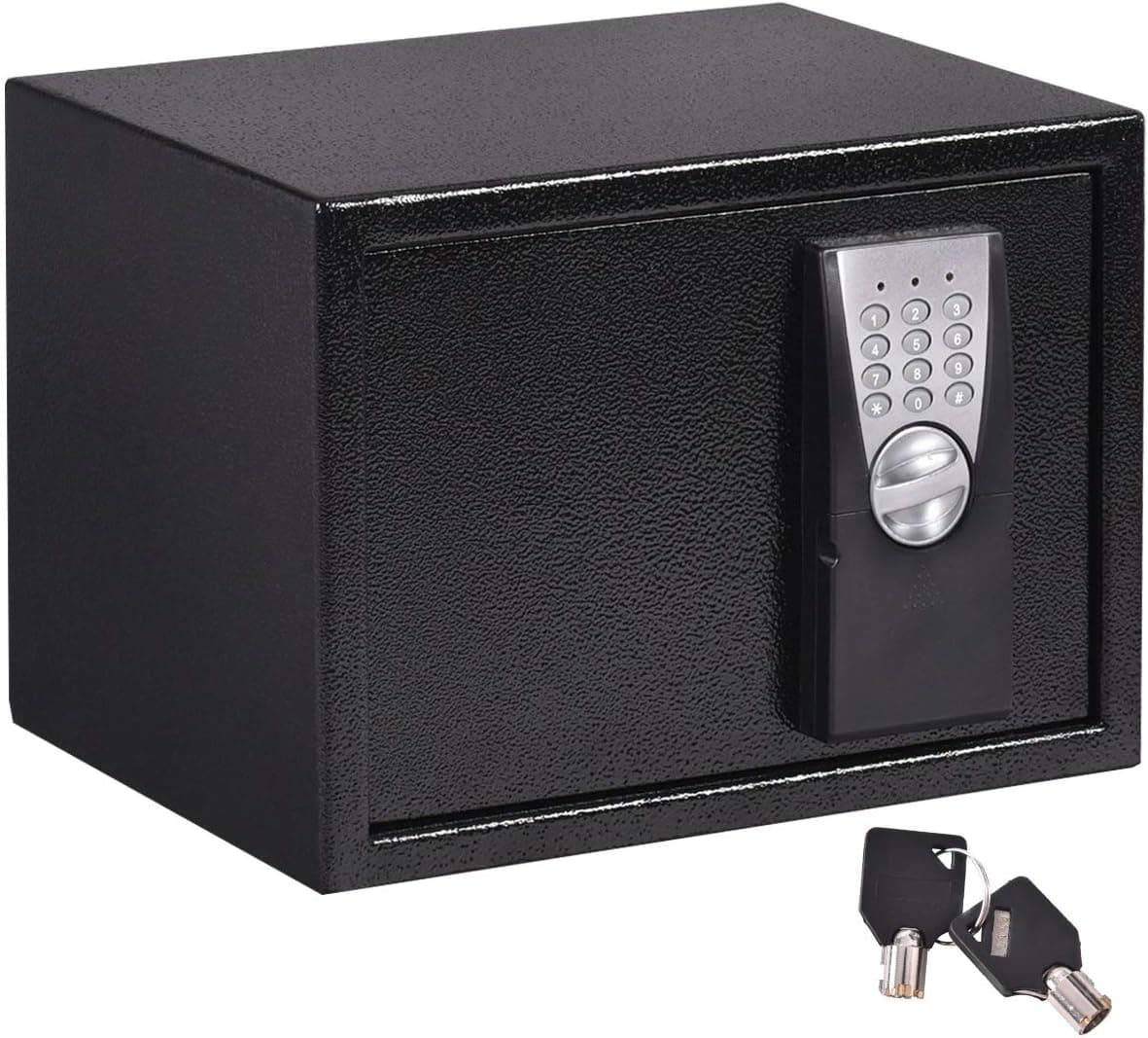 Giantex 14” Electronic Depository Safe Box Drop Slot Opening Keypad Combination Lock ABS Safe Solid and Durable - Black