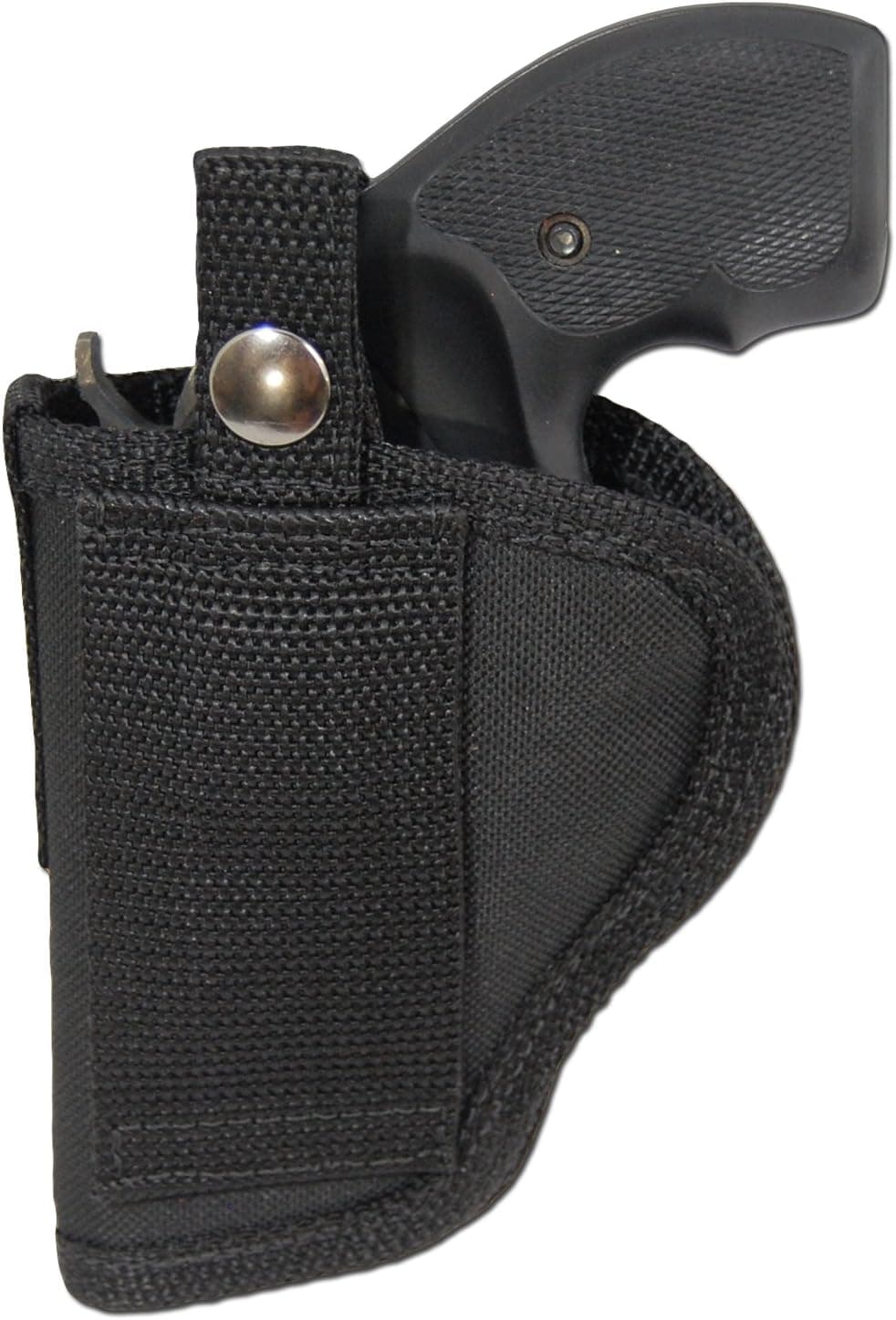 Barsony New Gun Concealment OWB Belt Loop Holster for 2", Snub-Nose .38 .357 Revolvers