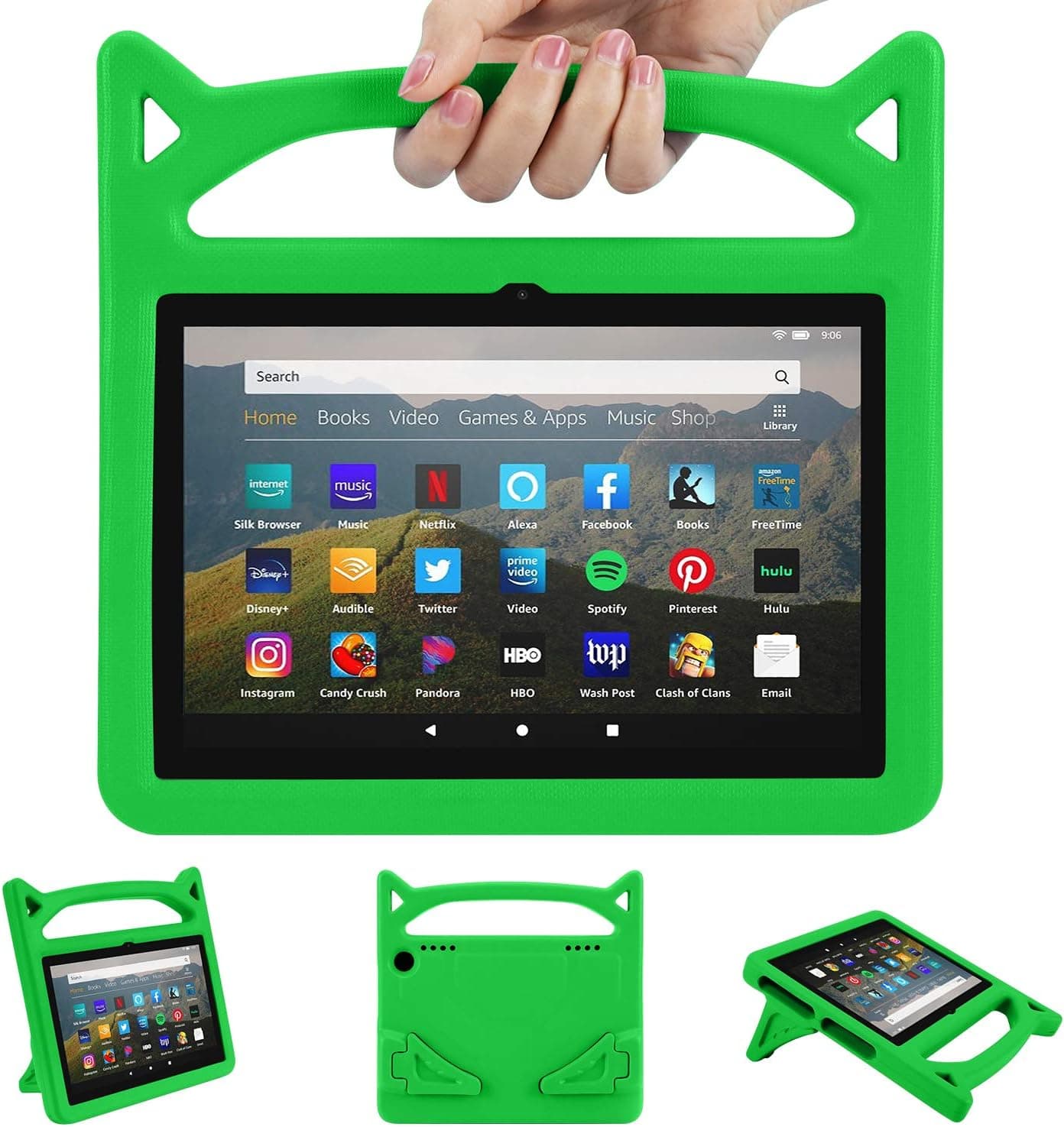 Ubearkk Kids Case for All-New 8 & Plus 2020, Lightweight Shockproof Handle with Stand Kid-Proof Case for 8 inch Tablets (Only Compatible 10th Generation 2020 Release)