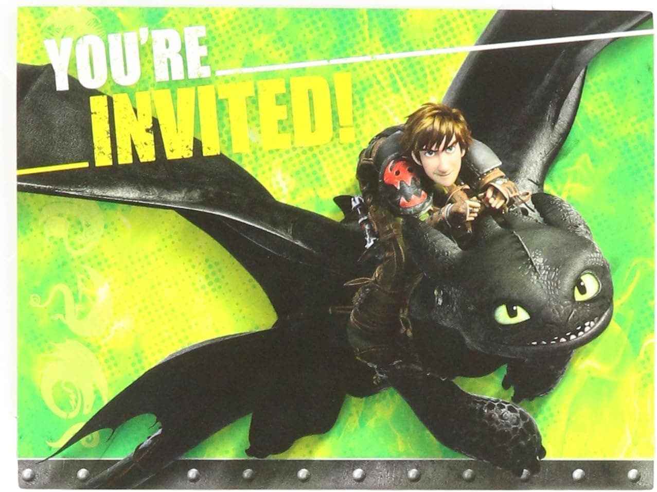 How to Train Your Dragon 2 Invite/Thank You Cards Combo, Party Favor