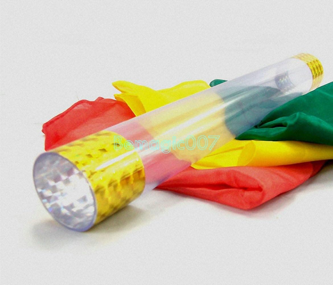 Silk & Cane Magic Crystal Tube Silk Blow - W-Silks Tricks