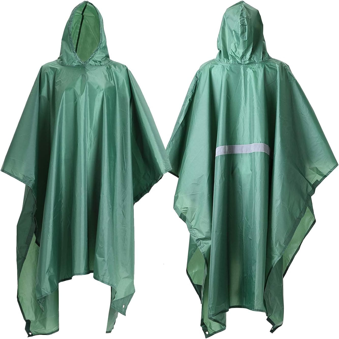 JTENG Rain Poncho, Waterproof Raincoat with Hoods for Concerts,Camping,Hiking,Cycling