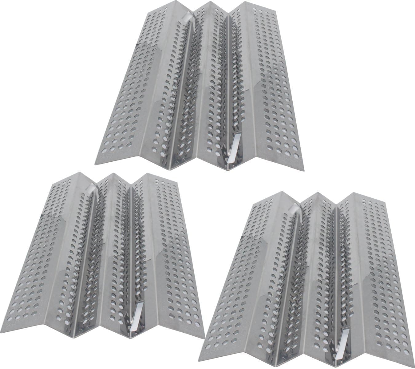 Grilling Corner 15 7/16 x 10 5/8" Stainless Vaporizing Panels (3-Pack) for American Outdoor Grill 24NB, 24NG, 24NP, 24PC, 36NB, 36PC