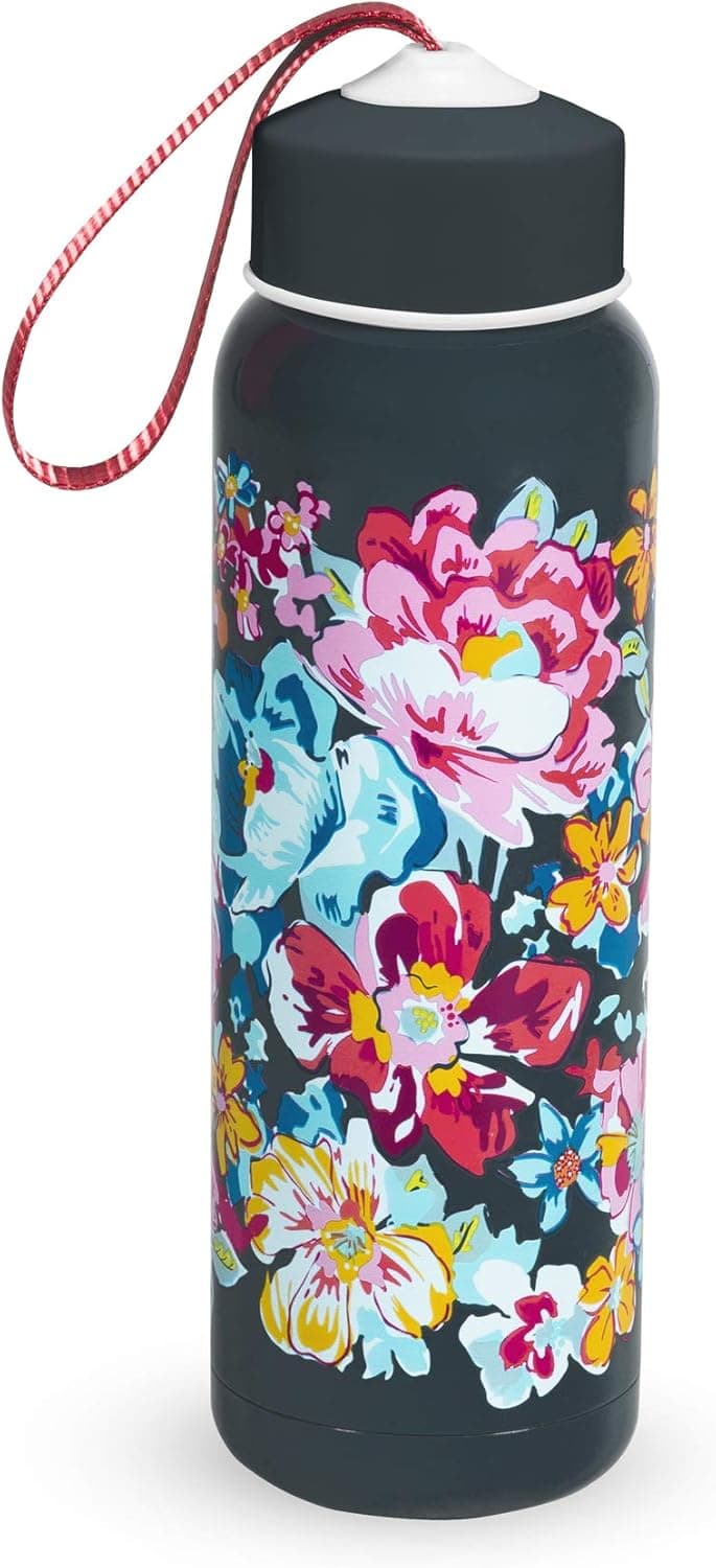 Vera Bradley Water Bottle Pretty Posies One Size