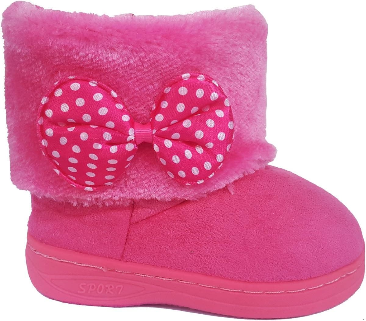 Comfncy Elegant Infant Toddler Faux Suede Girl's Flat Boots