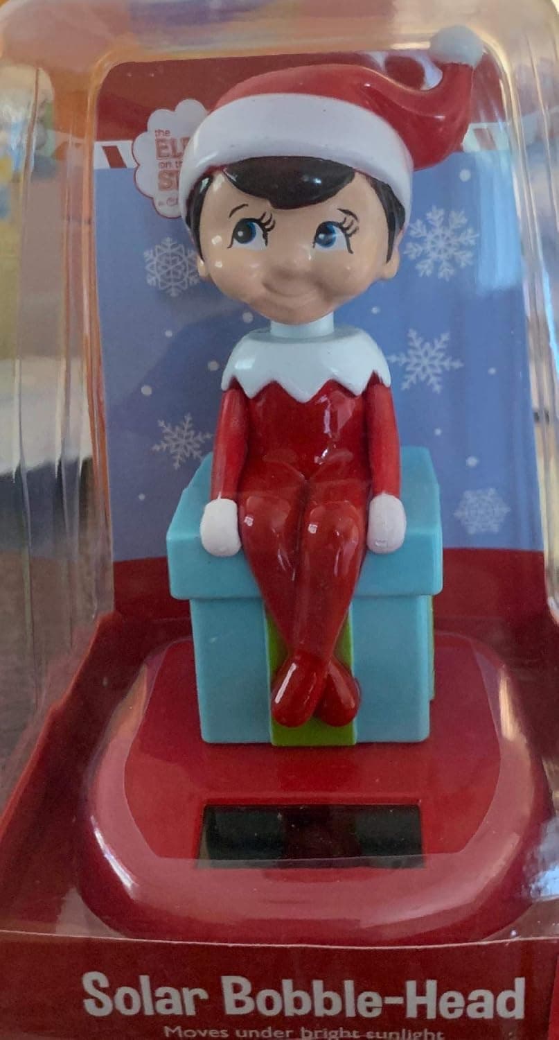 Elf Solar Bobble-Head