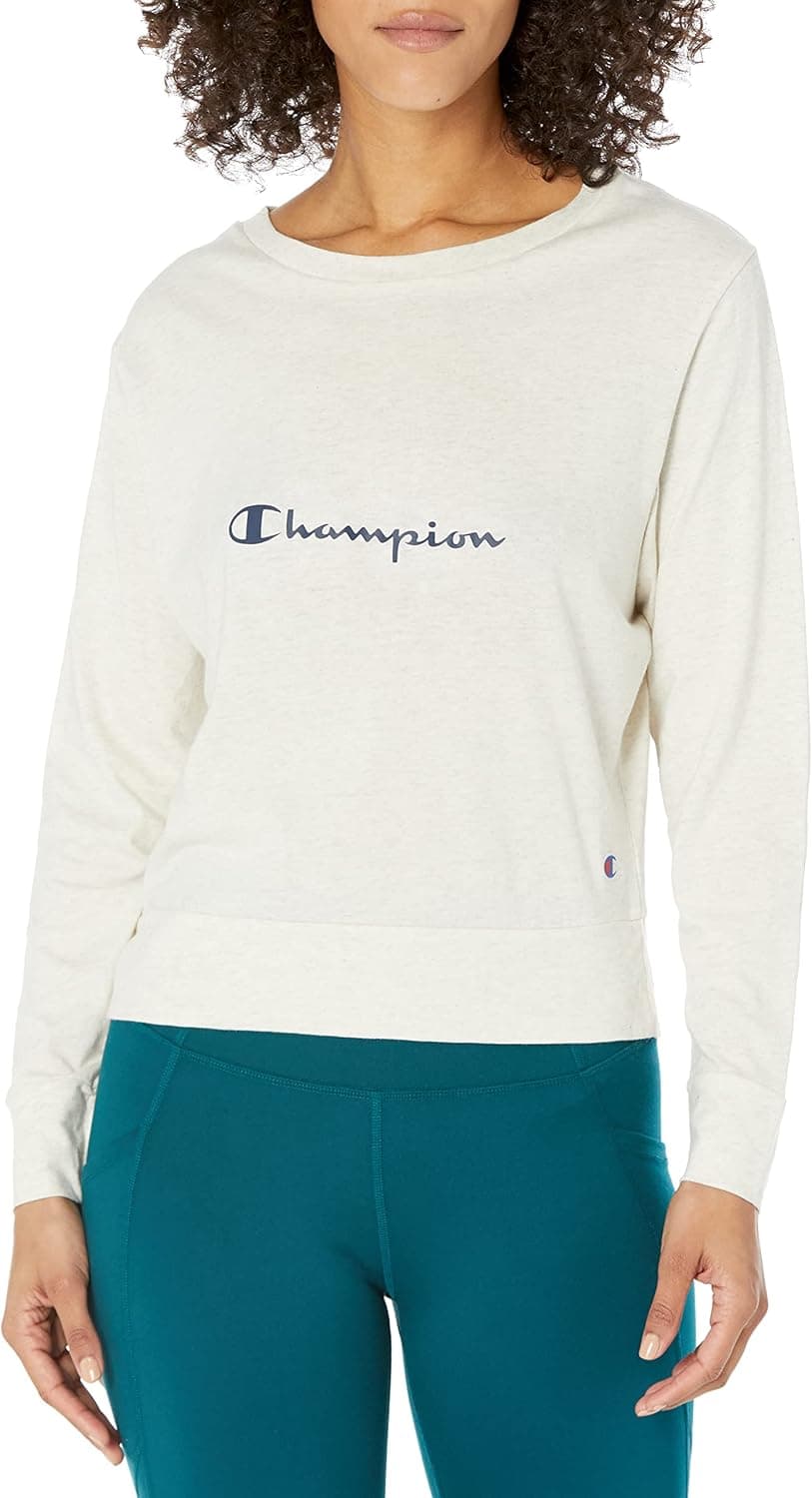 Champion Women's Sleep Pj Long Sleeve Tee